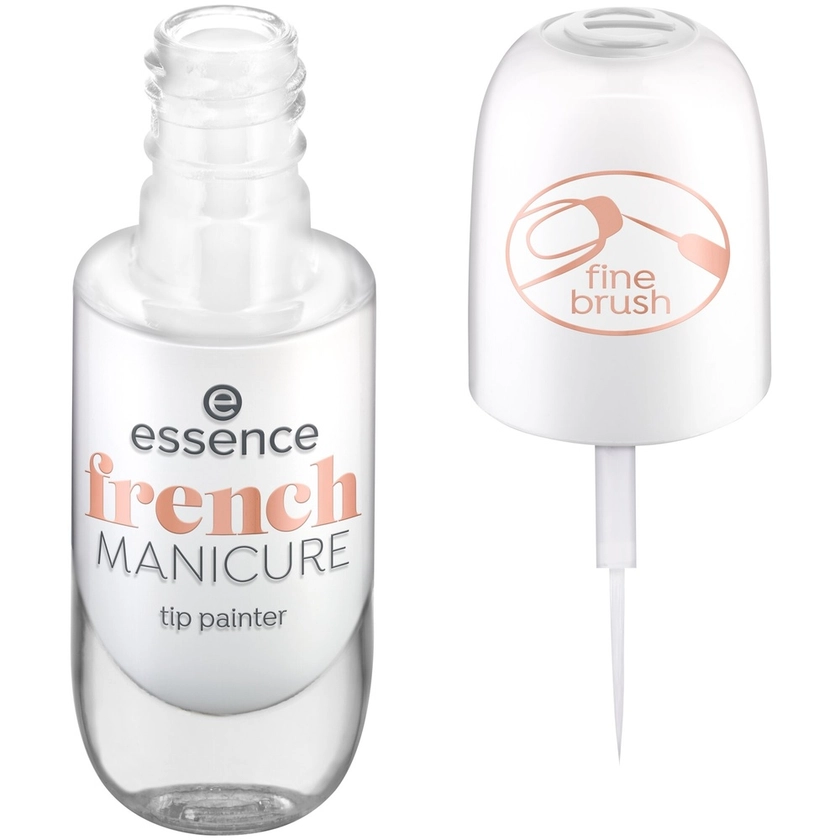 essence | French manicure tip painter vernis blanc Vernis à Ongles - 01, You're so fine, 8 ml - Blanc