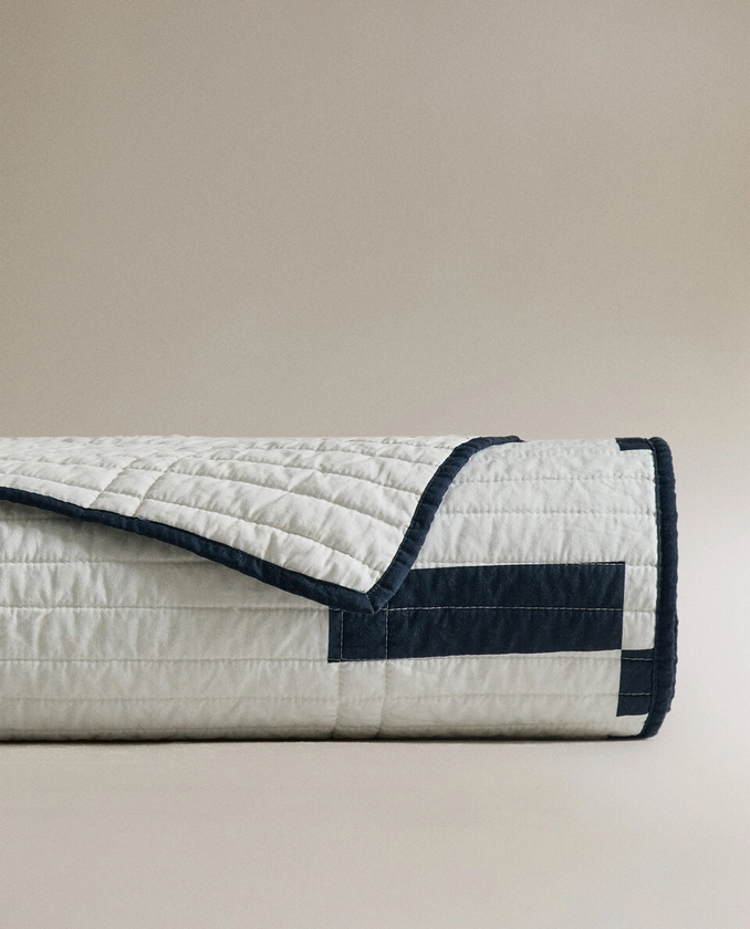 QUILT WITH RECTANGLES | Zara Home United Kingdom