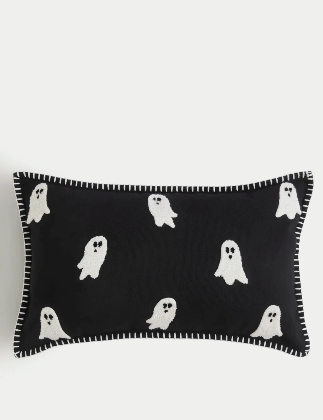 Halloween Ghost Bolster Cushion