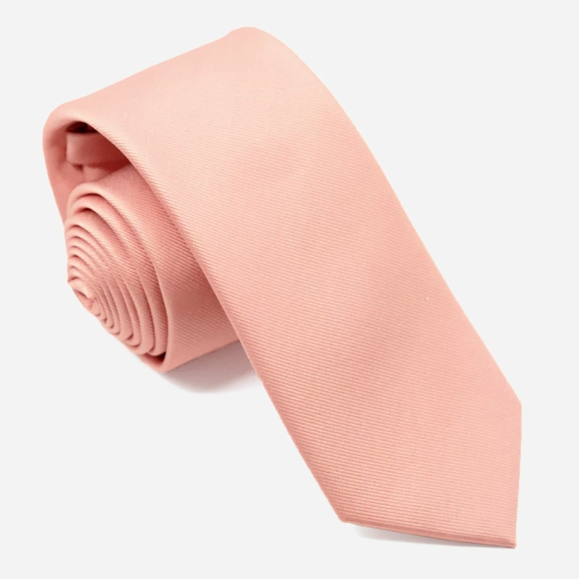 Grosgrain Solid Dusty Blush Tie | Silk Ties | Tie Bar