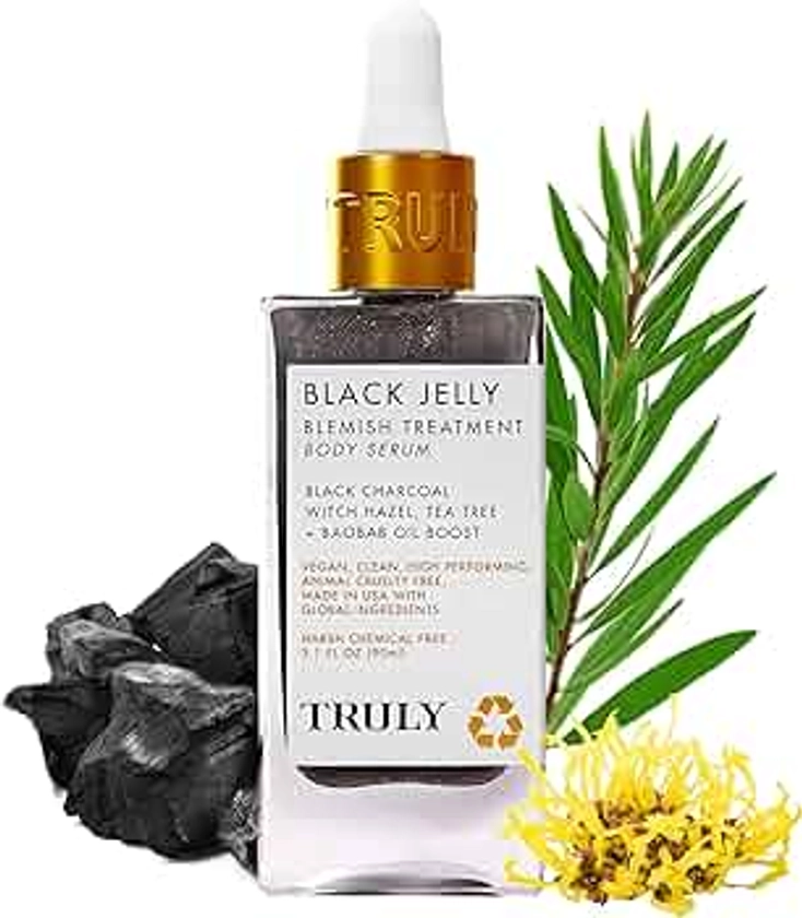 Truly Beauty Black Jelly Blemish Treatment Body Serum 3.1 OZ