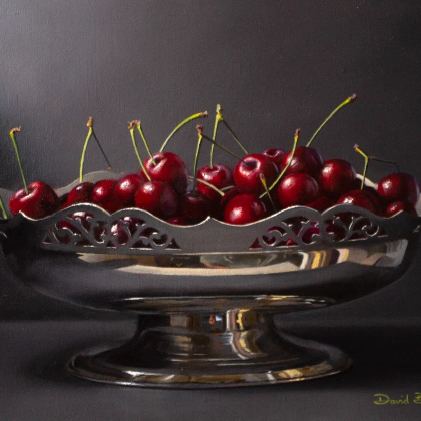 Cherries Mingling – Signed limited edition giclee print