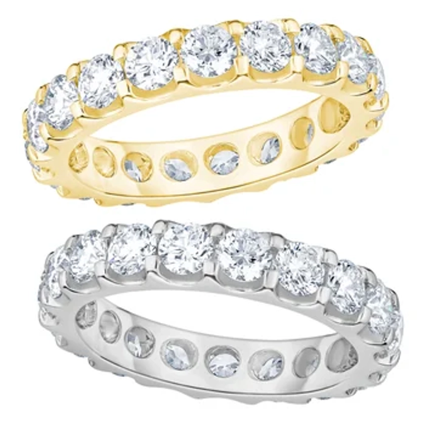 Round Brilliant 3.00 ctw VS2 Clarity, I Color Diamond Eternity Band 