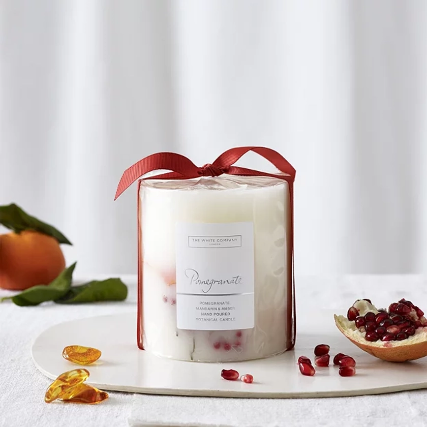 Pomegranate Botanical Candle – Medium | Candles | The White Company