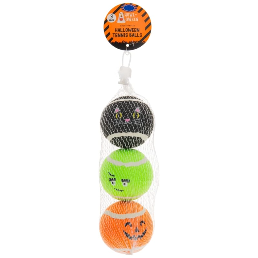 Halloween Pet Tennis Balls 3pk