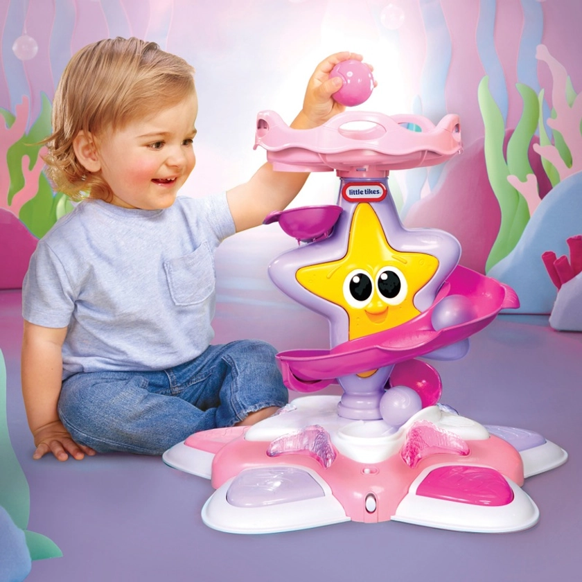 Little Tikes - Mon Étoile Musicale Toboggan à Balles Rose | Smyths Toys France