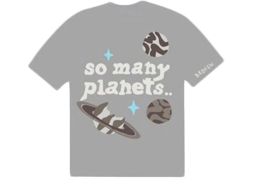 Broken Planet So Many Planets T-shirt Grey