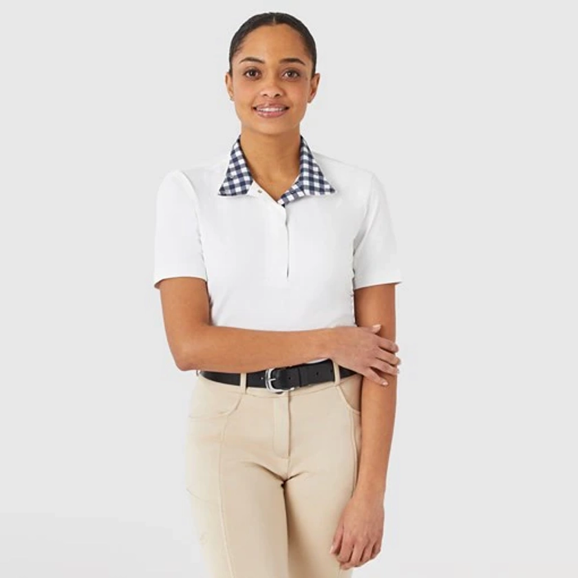 Piper Printed Mesh Short Sleeve Show Shirt by SmartPak - Clearance!