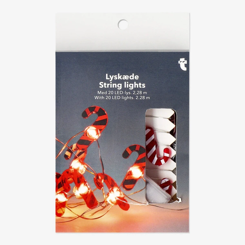 Candy Cane String Lights - 228 cm