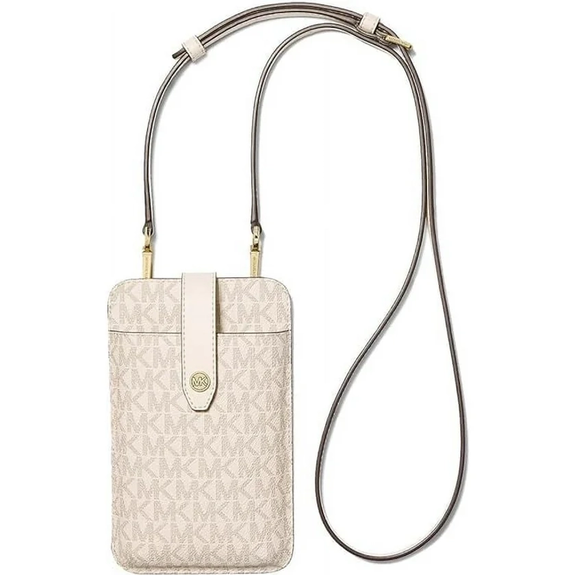 Michael kors handbag for women Jet set travel phone crossbody with card holder Light Cream Multi