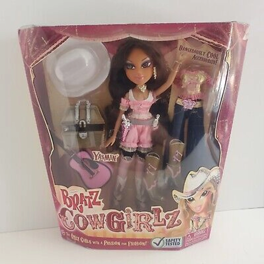 Bratz COWGIRLZ Yasmin Doll New in Box NRFB MGA Hard to Find Cowgirls