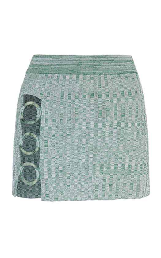 Flint Knit Mini Skirt