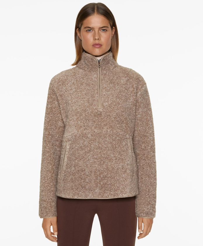 Sweat en imitation peau de mouton | OYSHO France