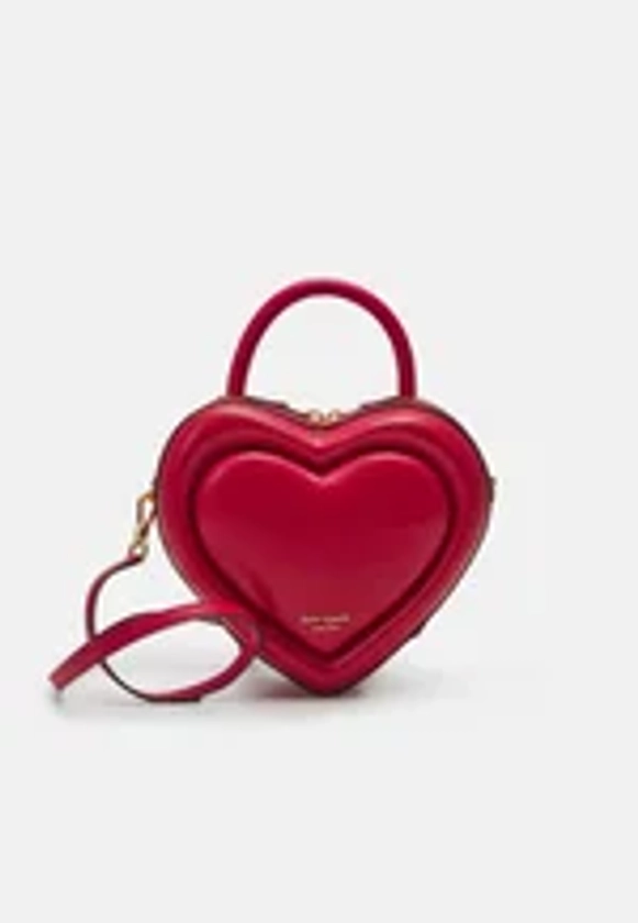 PITTER PATTER SMOOTH 3D HEART CROSSBODY - Sac bandoulière - perfect cherry