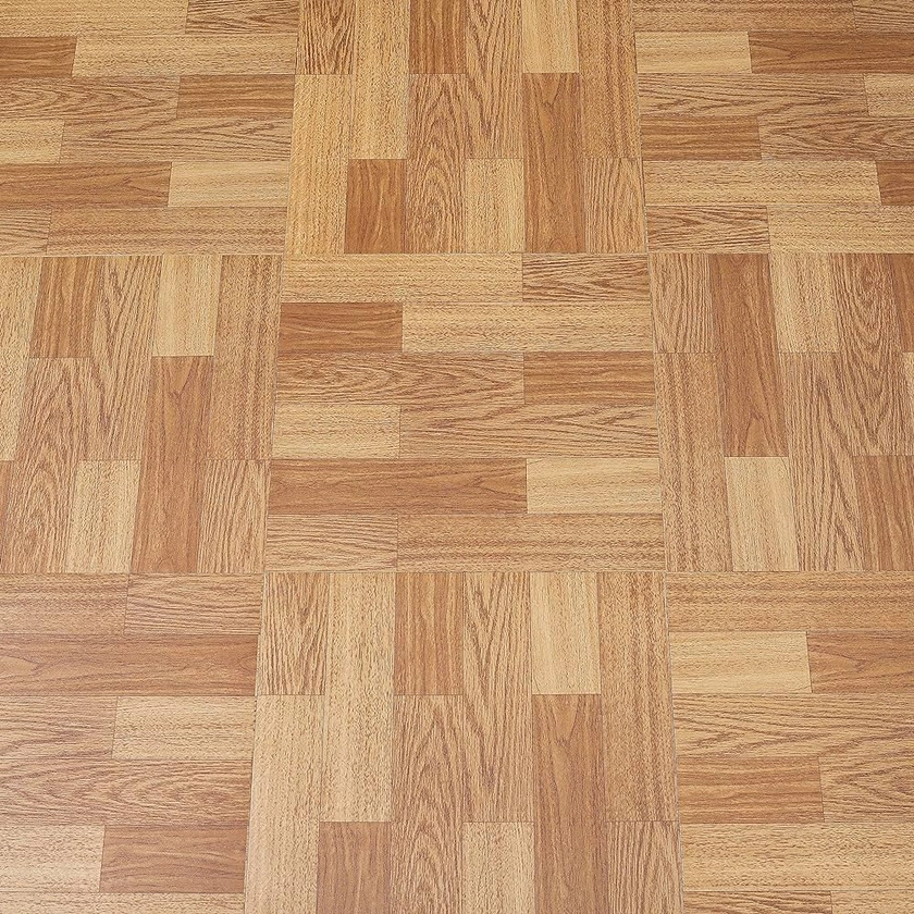 Self Adhesive Floor Planks Tile Vinyl Flooring Peel and Stick Square Wood Effect Floor Tile for Kitchen Living Room Bathroom 30X30cm 10pcs : Amazon.co.uk: DIY & Tools