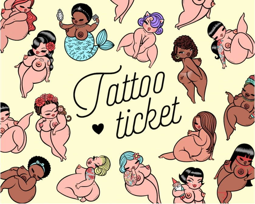 Sexyfation Tattoo Ticket - Etsy Australia