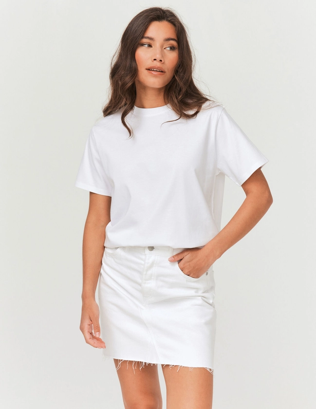 T-shirt basique uni Blanc | BZB