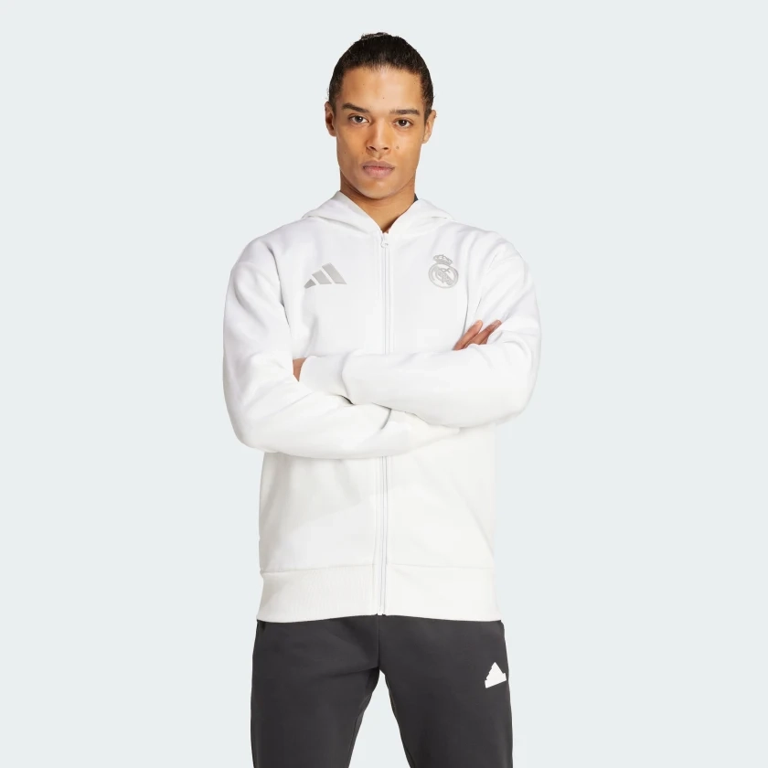 Veste Anthem Real Madrid - Blanc adidas | adidas France