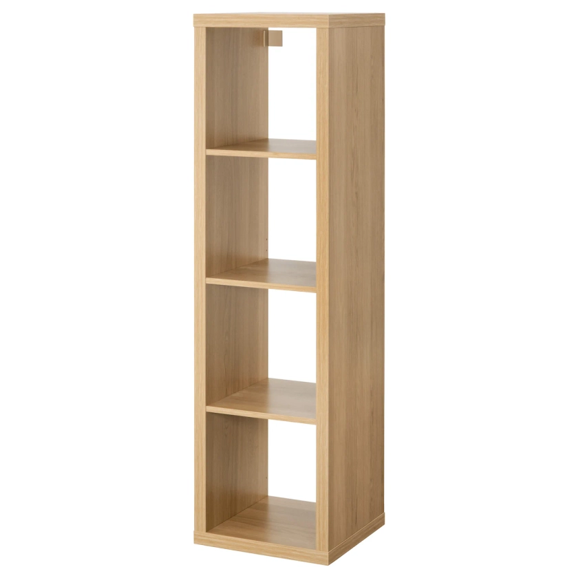 KALLAX Shelf unit - oak effect 42x147 cm (16 3/8x57 5/8 ")