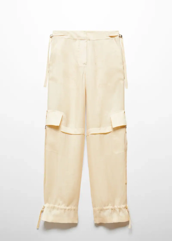 Lyocell cargo trousers