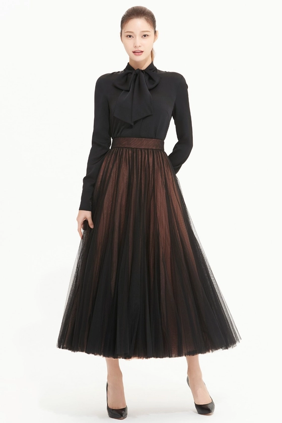 TULLE FLARE SKIRT