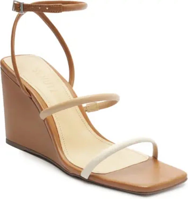 Schutz Nylla Ankle Strap Wedge Sandal (Women) | Nordstromrack