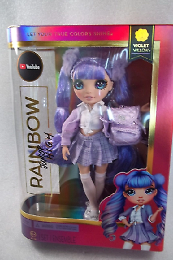 Rainbow Junior High Violet Willow Doll Purple NEW In Box