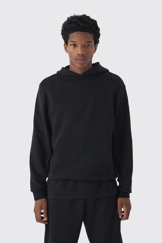 330GSM Over The Head Basic Hoodie | boohooMAN UK