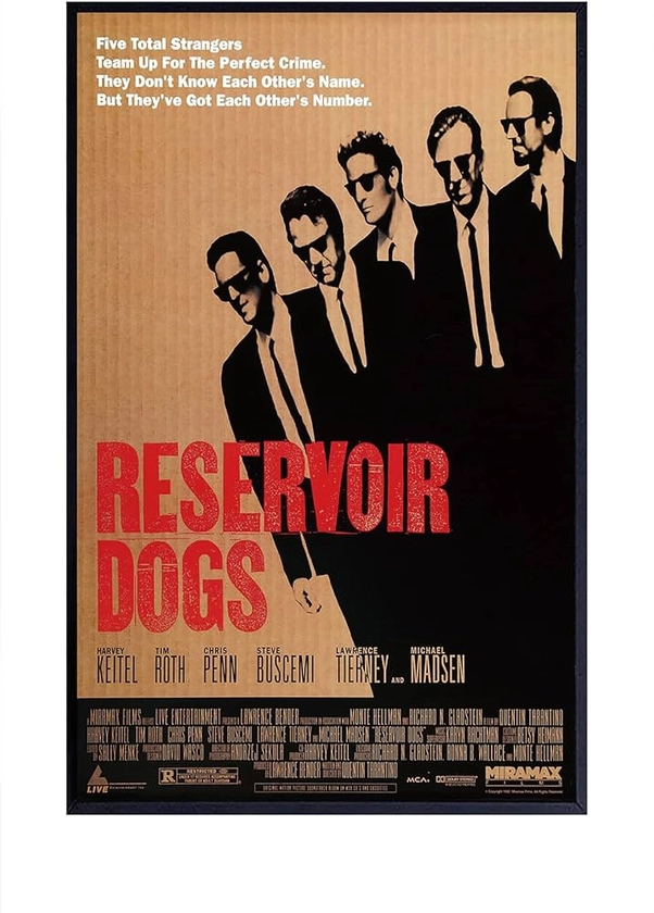 Amazon.com: Reservoir Dogs Wall Movie Poster - Matte poster Frameless Gift 11 x 17 inch(28cm x 43cm): Posters & Prints