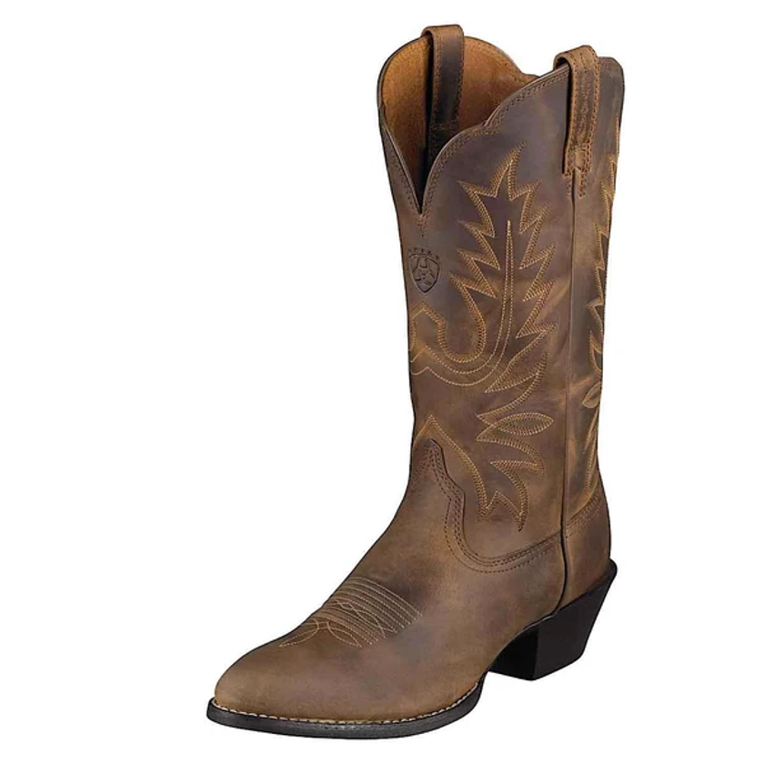 Ariat Women's Western R-Toe Distressed Brown