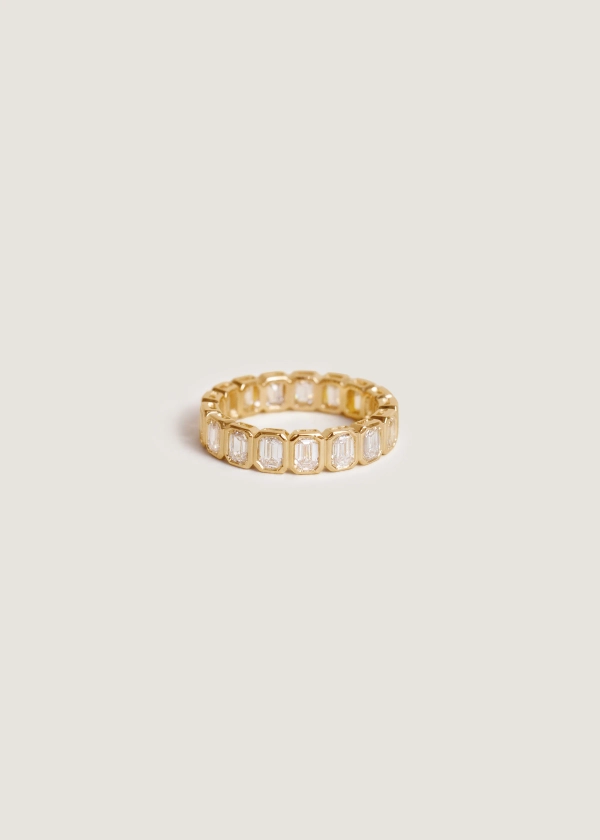 Margot Radiant Eternity Ring Diamond - Kinn