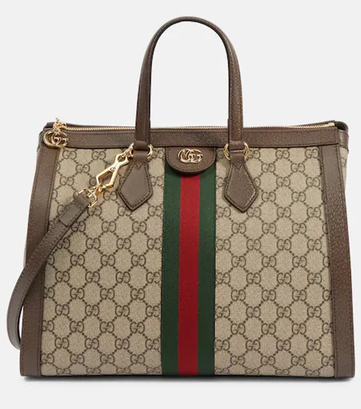 Ophidia GG Medium tote in brown - Gucci | Mytheresa