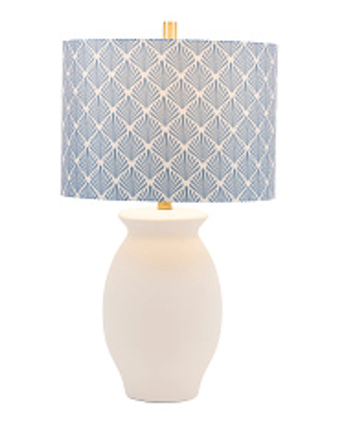 25iin Printed Shade Ceramic Table Lamp | Home | T.J.Maxx