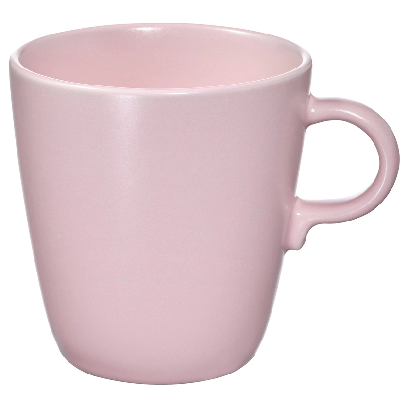 FÄRGKLAR mug, mat rose clair, 37 cl - IKEA