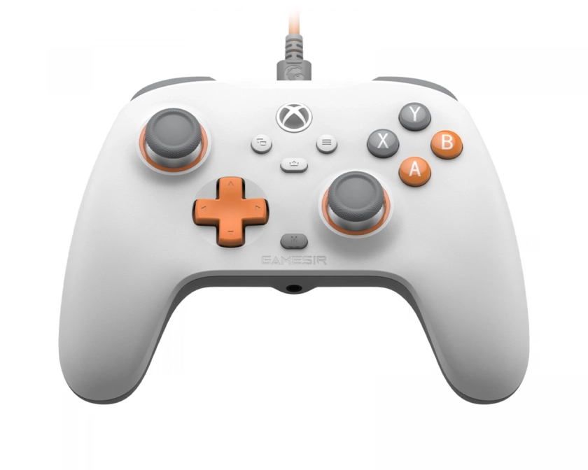 T7 Wired PC & Xbox Controller - Creamsicle White