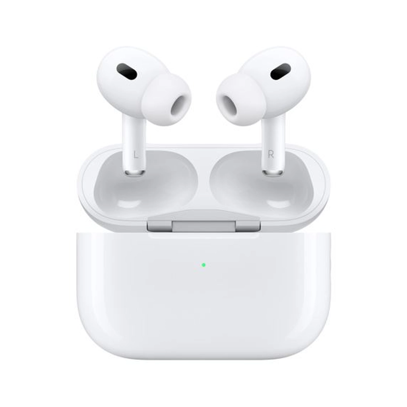 Apple AirPods Pro 2ème génération Blanc avec boîtier de charge MagSafe USB‑C Ecouteurs sans fil