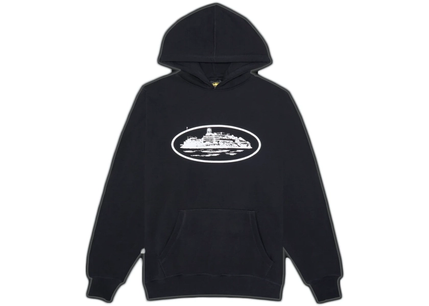 Corteiz OG Alcatraz Hoodie Black