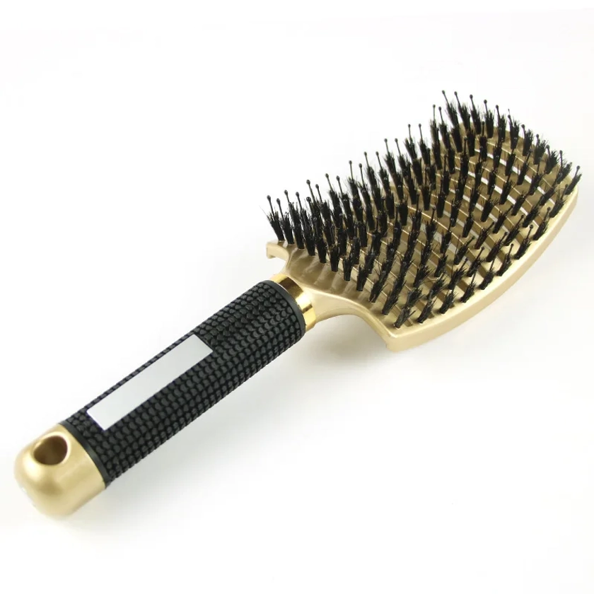 Hair Scalp Massage Comb Bristle Nylon Hairbrush Wet Curly Detangle Anti-Static Hair Brush for Salon Hairdressing Styling Tools