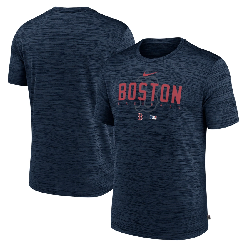 Boston Red Sox Nike Authentic Collection Velocity Performance Practice T-Shirt - Navy