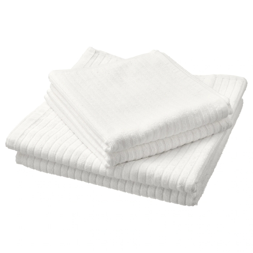 VÅGSJÖN 2 serviettes toil+2 serviettes bain - IKEA