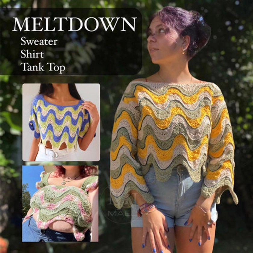 Meltdown Sweater | Shirt | Tank Top | MAELI Designs