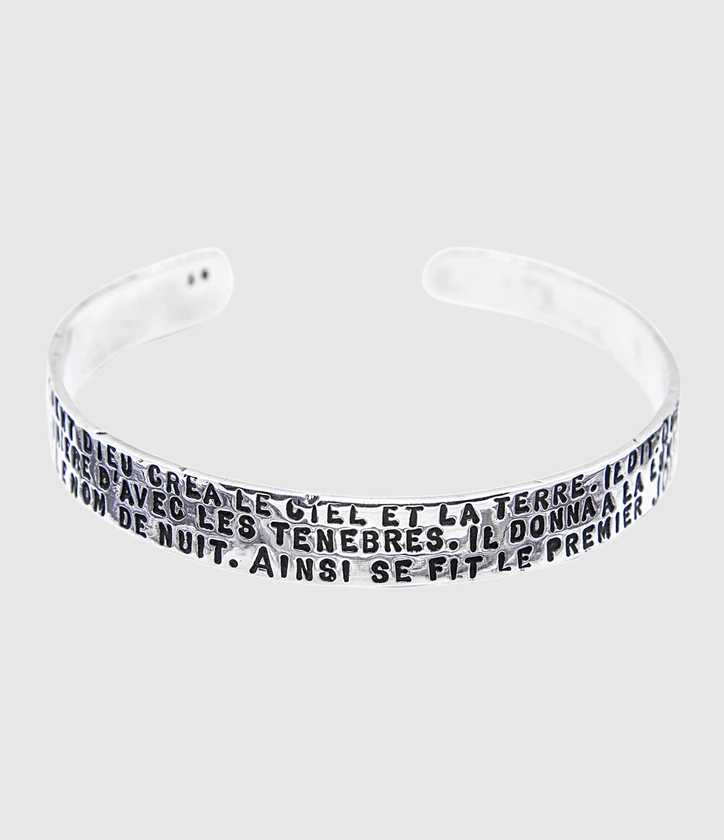 SERGE THORAVAL - Bracelet Genèse Argent