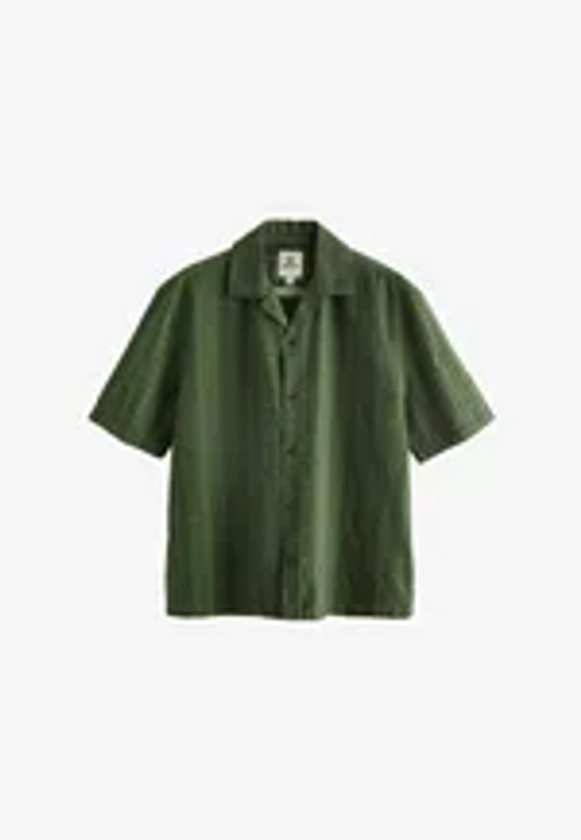 WITH CUBAN COLLAR - Chemise - green