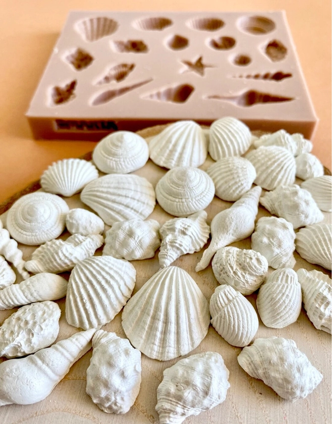 Seashells Silicone Mold Mini Sea Shells Polymer Clay Mould for Ocean Theme Molds for Jewelry - Etsy UK