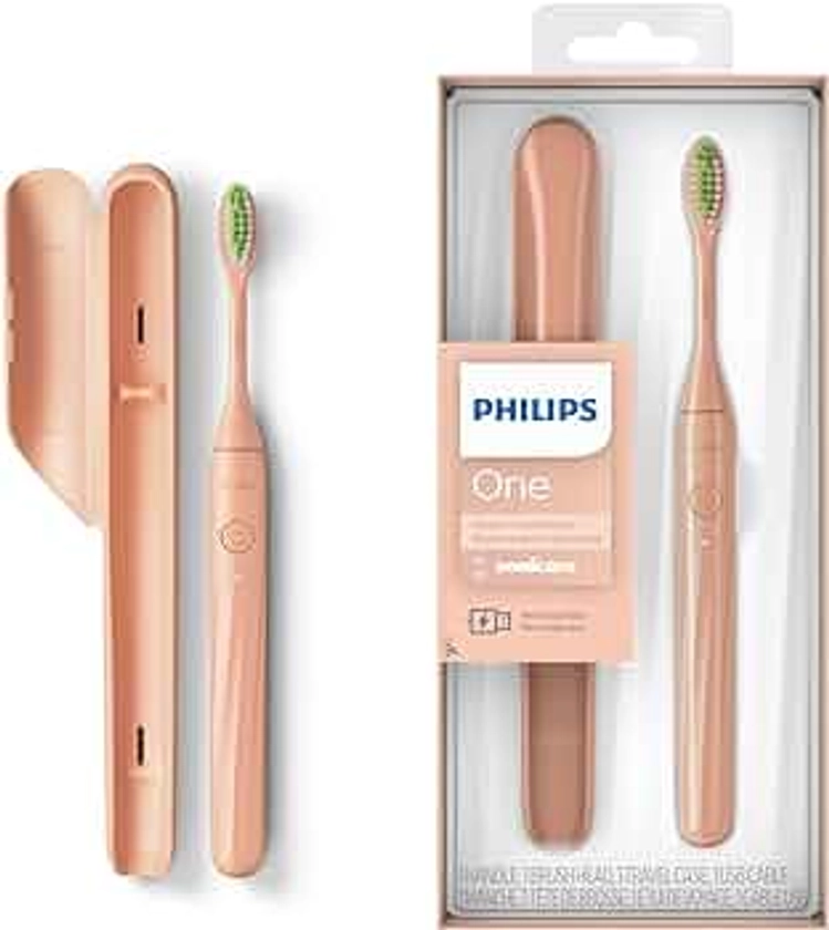 Philips One - Brosse à dents électrique rechargeable, couleur Chatoyant (modèle HY1200/25)