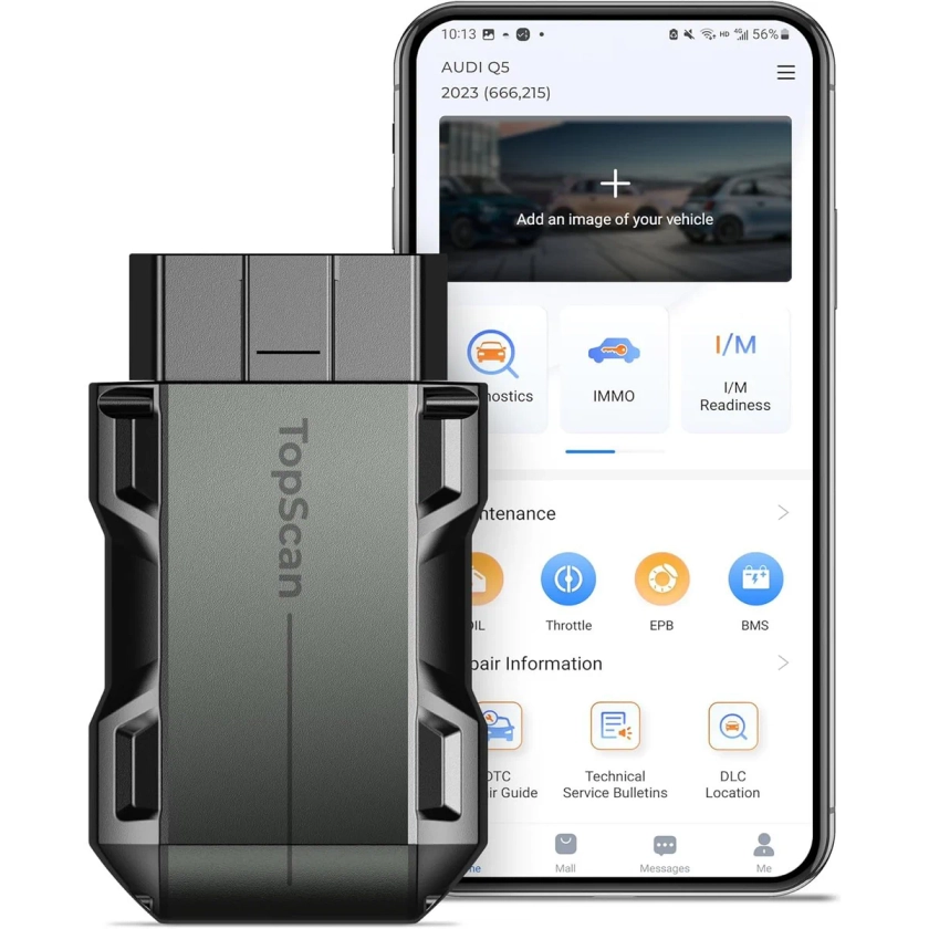 TOPDON TOPSCAN PRO ( IOS & Android ) Diagnostic Scan Dongle Full System Diagnostics