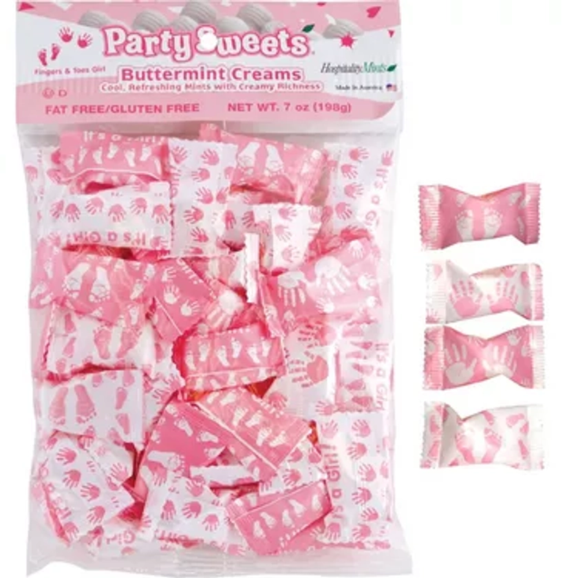 It's a Girl Baby Shower Pillow Mints 50ct