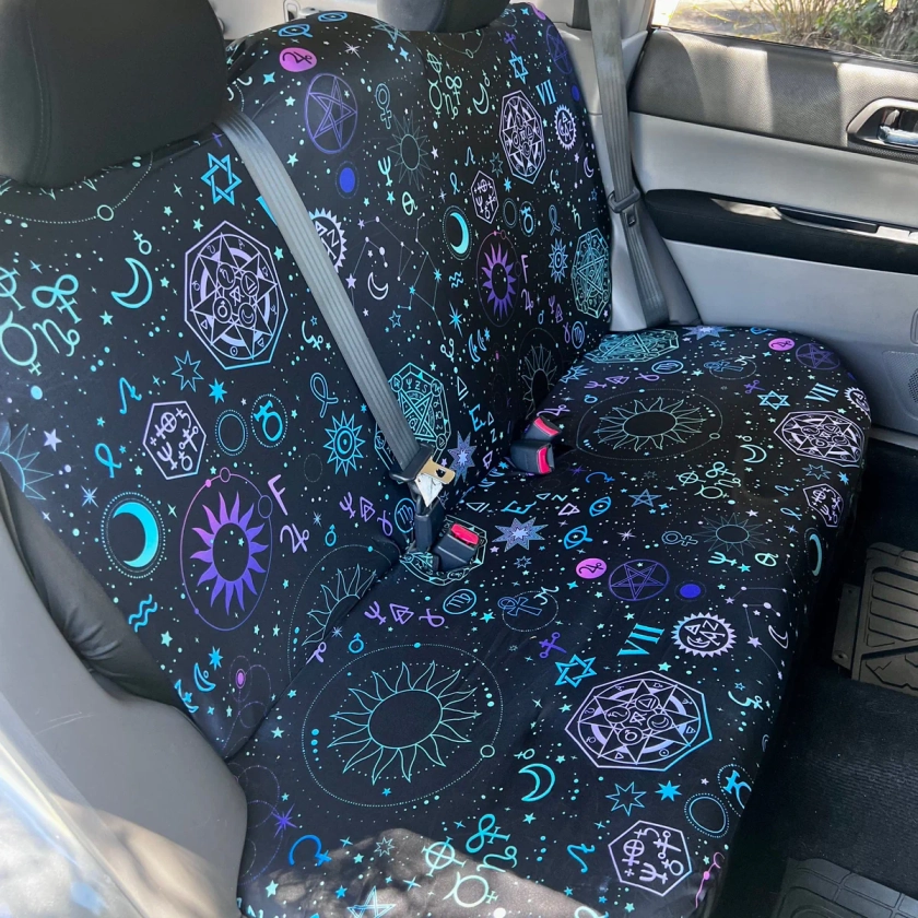 Cute Car Seat Covers - Celestial (Full Set) | Raiana’s Vibes