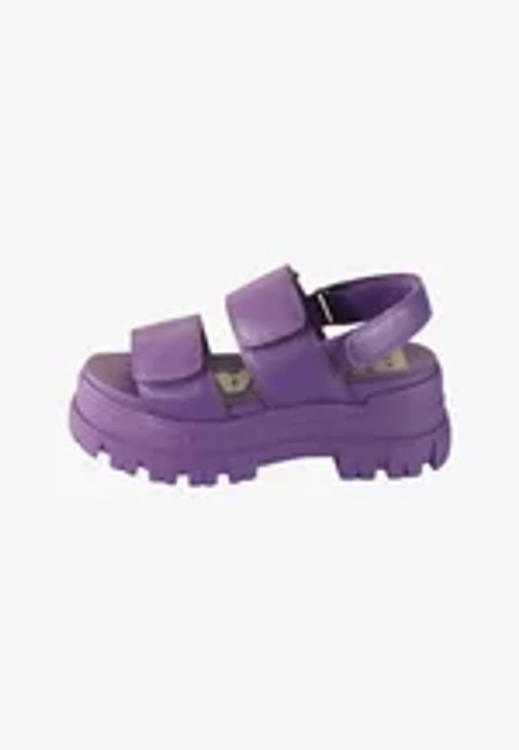 Sandalias con plataforma - purple