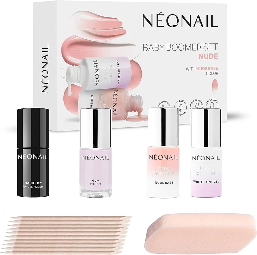 NEONAIL Baby Boomer Set NUDE Kit de Manucure Semi-Permenente Kits de décoration pour Pédicure : Amazon.fr: Beauté et Parfum